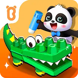 小熊猫的动物拼图