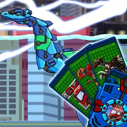 转变！恐龙机器人-深Plesio恐龙游戏