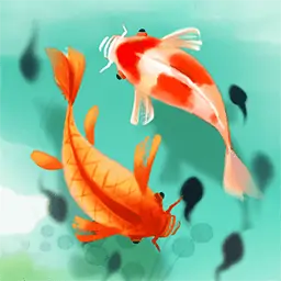 墨虾探蝌