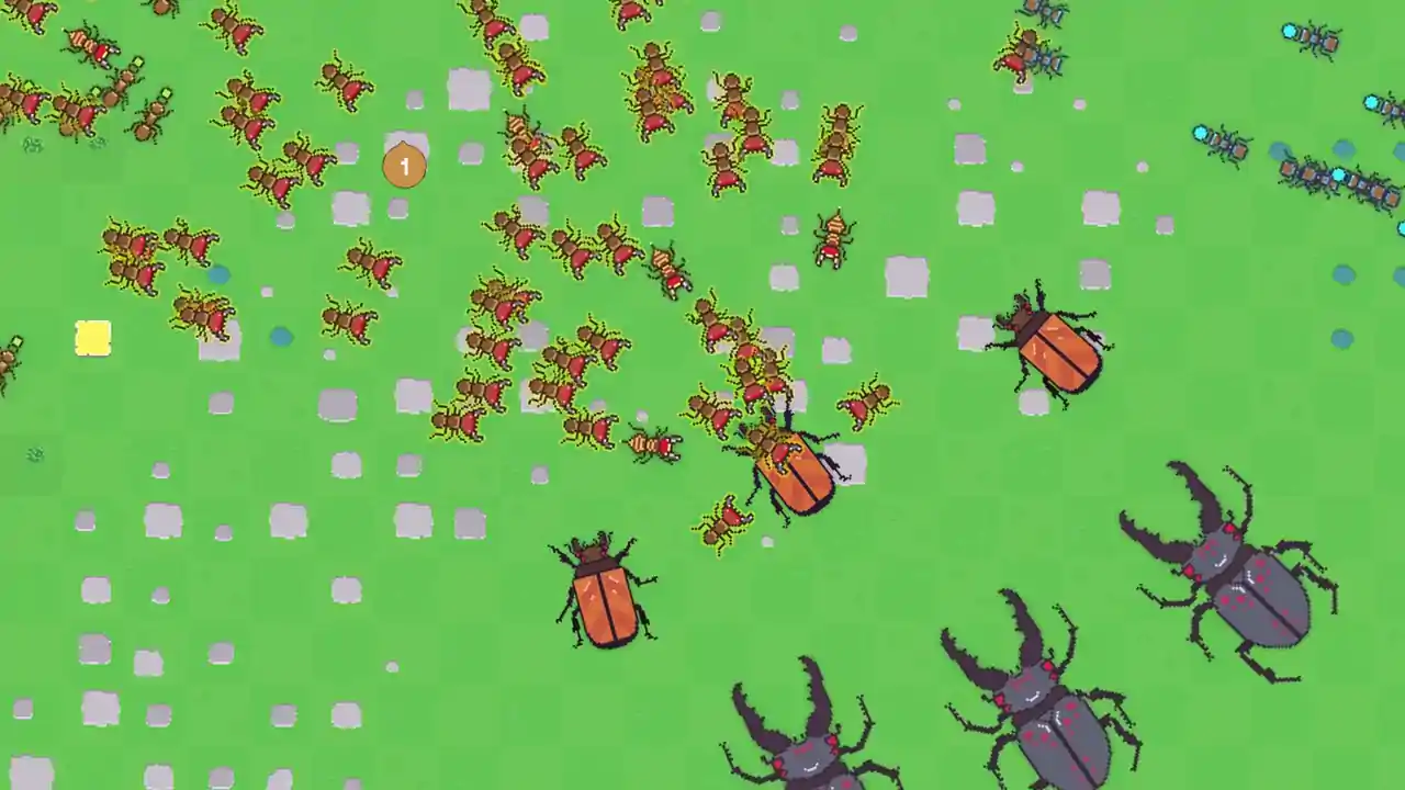 蚂蚁大战机器人