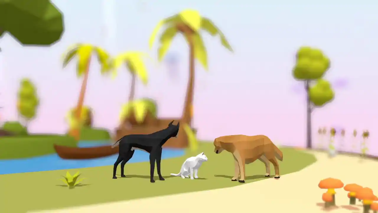 放松的水下花园