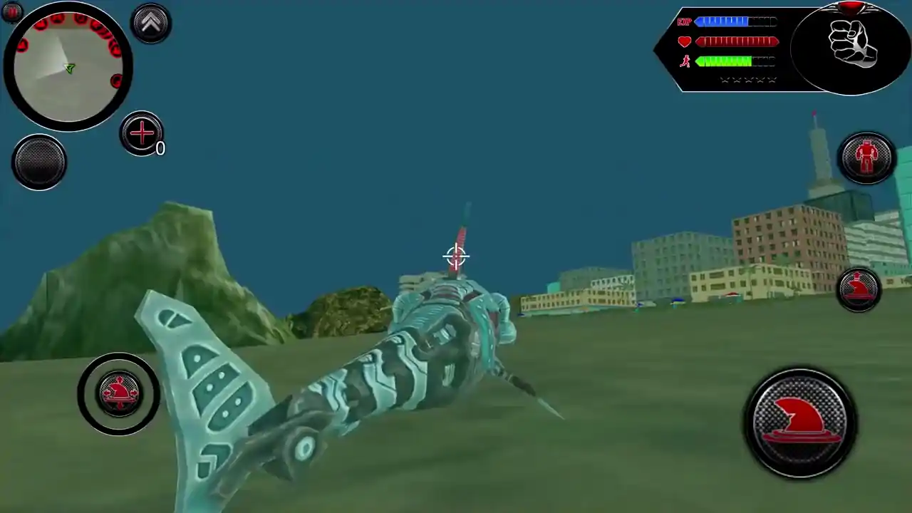 愤怒的机器人鲨鱼