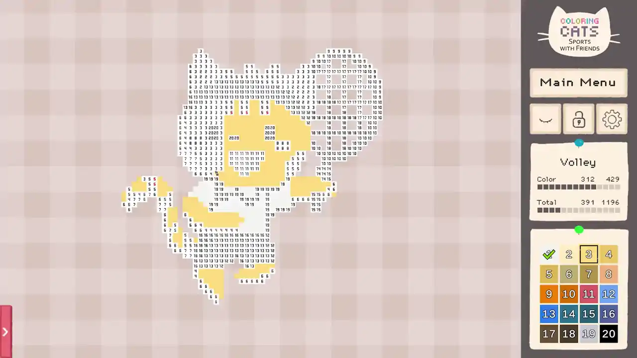 Coloring Cats: Sports With Friends