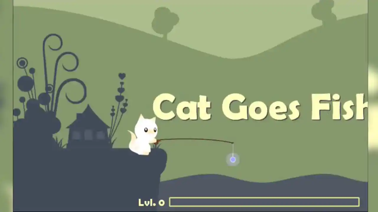 小猫钓鱼